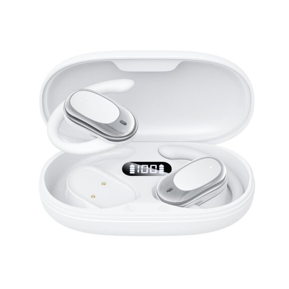 IPX7 Waterproof Wireless Bluetooth Adjustable Silicone Open Ear Headphones